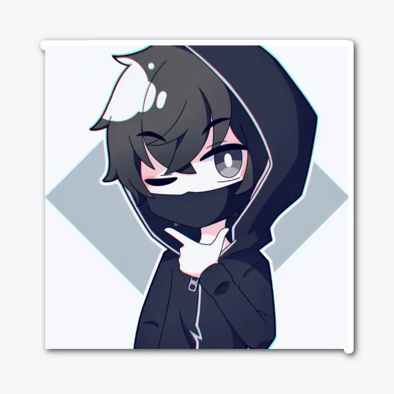 Masked Lexington ASMR Sticker